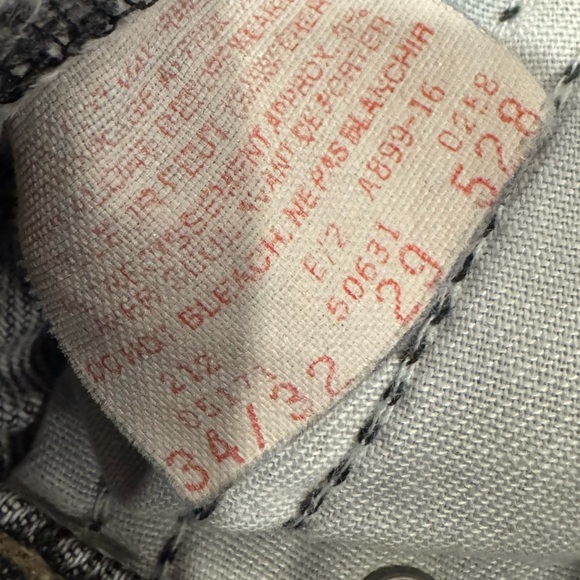 Vintage Levi’s 631 Orange Tab Jeans 32x28 - Picture 6 of 11